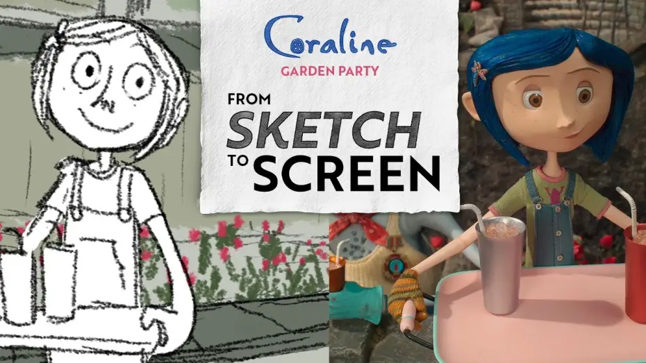 Wideo do filmu Koralina i tajemnicze drzwi — Sketch to Screen: Animating Coraline’s Garden Party