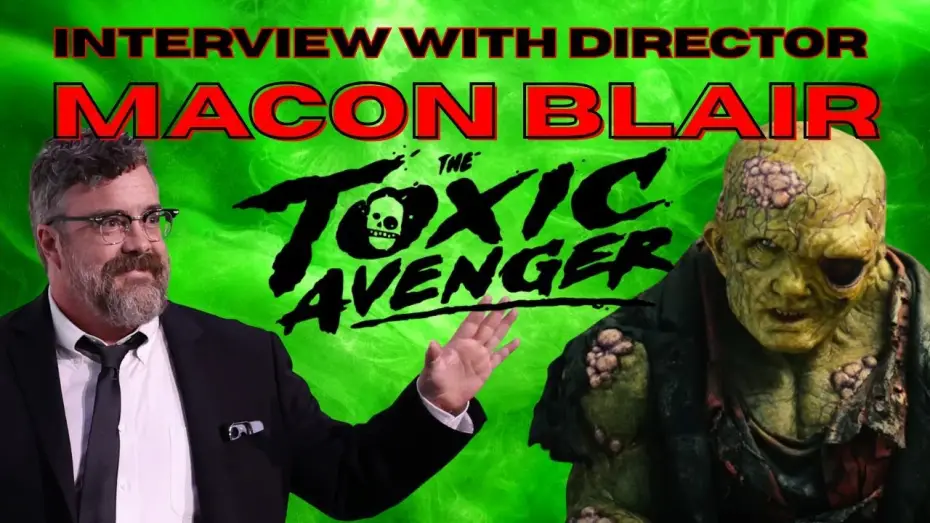Wideo do filmu The Toxic Avenger Unrated — Interview with Macon Blair: Director of The Toxic Avenger