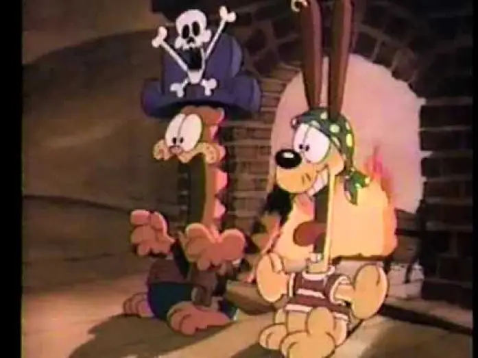 Wideo do filmu Garfield's Halloween Adventure — CBS Halloween specials promo 1985