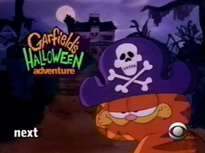 Wideo do filmu Garfield's Halloween Adventure — Garfield's Halloween Adventure CBS Promo (1998)