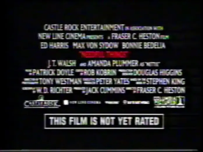 Wideo do filmu Sprzedawca Śmierci — "Needful Things" Teaser TV Spot (1993)
