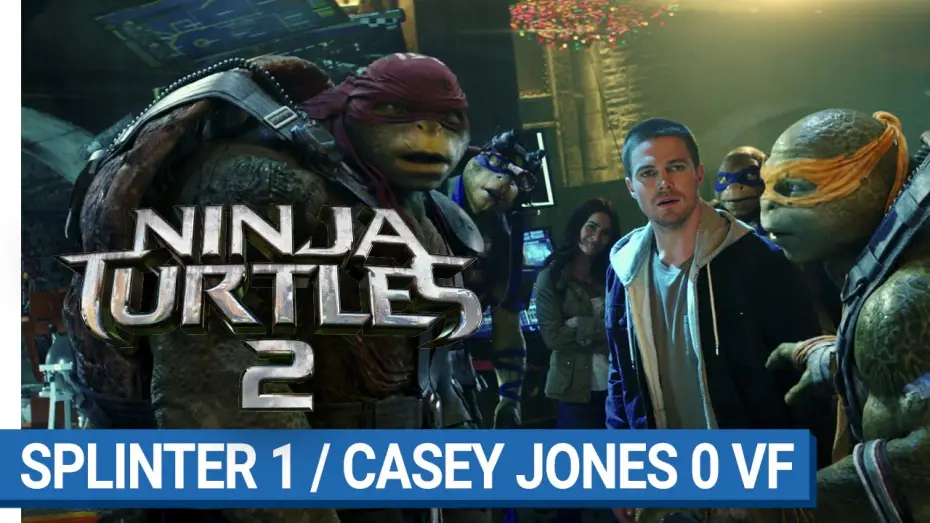 Wideo do filmu Wojownicze Żółwie Ninja: Wyjście z cienia — NINJA TURTLES 2 - Splinter 1/Casey Jones 0 (VF)