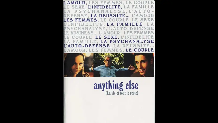 Wideo do filmu Życie i cała reszta — Anything else, la vie et tout le reste