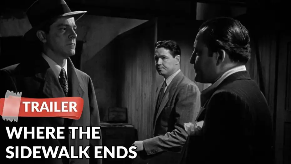 Wideo do filmu Na krawędzi prawa — Where the Sidewalk Ends (1950) Trailer | Dana Andrews | Gene Tierney