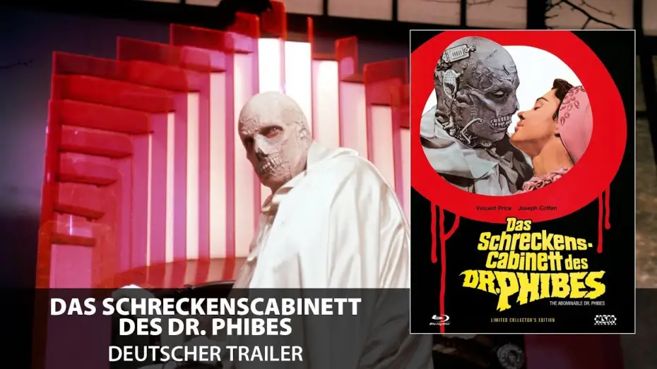 Wideo do filmu Odrażający dr Phibes — Das Schreckenskabinett des Dr. Phibes (Trailer, deutsch)