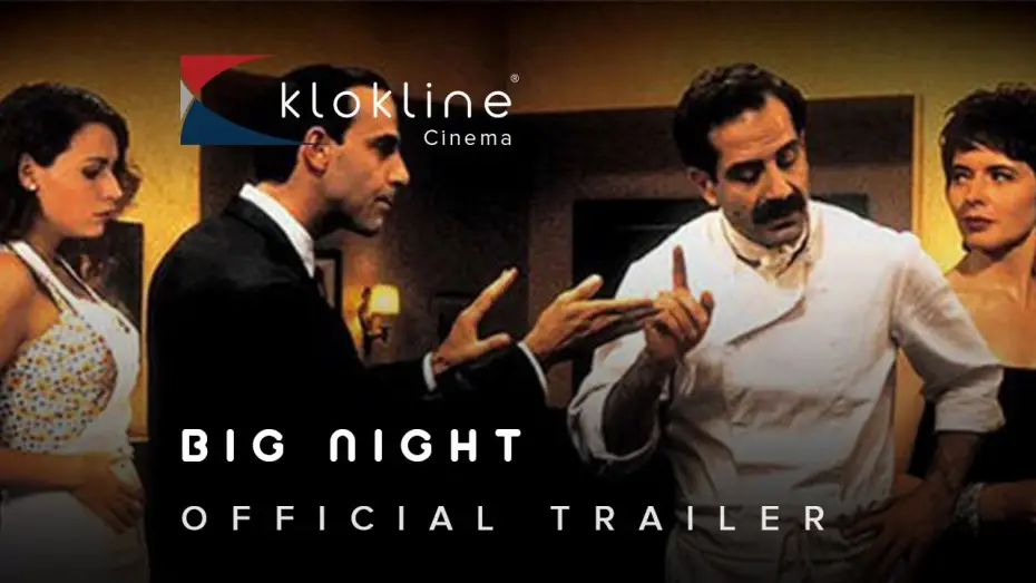 Wideo do filmu Wielkie otwarcie — 1996 Big Night Official Trailer 1 Samuel Goldwyn Films