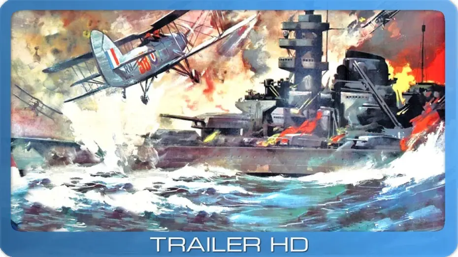 Wideo do filmu Zatopić pancernik Bismarck! — Die letzte Fahrt der Bismarck ≣ 1960 ≣ Trailer