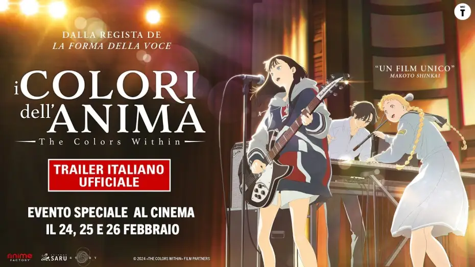 Wideo do filmu Barwy dźwięków — I Colori dell'Anima - The Colors Within | Trailer Italiano Ufficiale