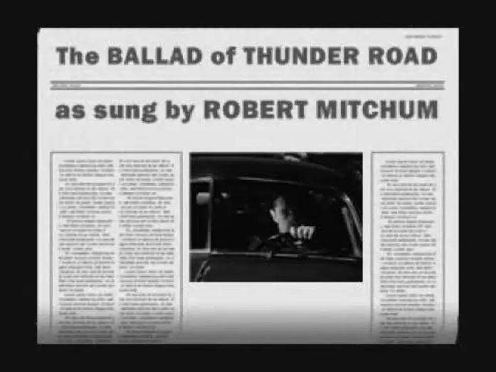 Wideo do filmu Thunder Road — Robert Mitchum sings The Ballad of Thunder Road