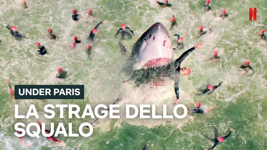 Wideo do filmu Rekiny w Sekwanie — Lo squalo attacca e compie un massacro sulla Senna