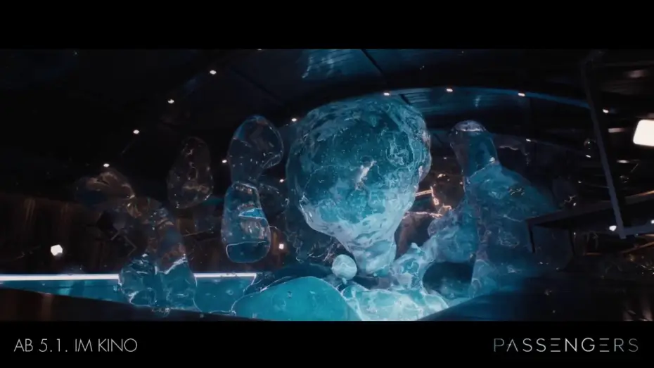 Wideo do filmu Pasażerowie — PASSENGERS - Clip "WaterBubbleBumper - Ab 5.1.2017 im Kino!