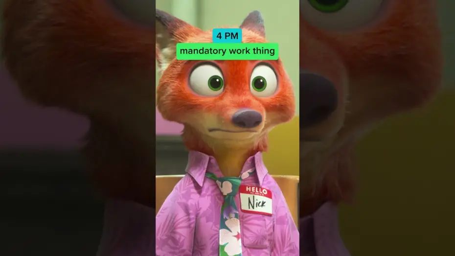 Wideo do filmu Zwierzogród 2 — Average day for a fox and bunny.