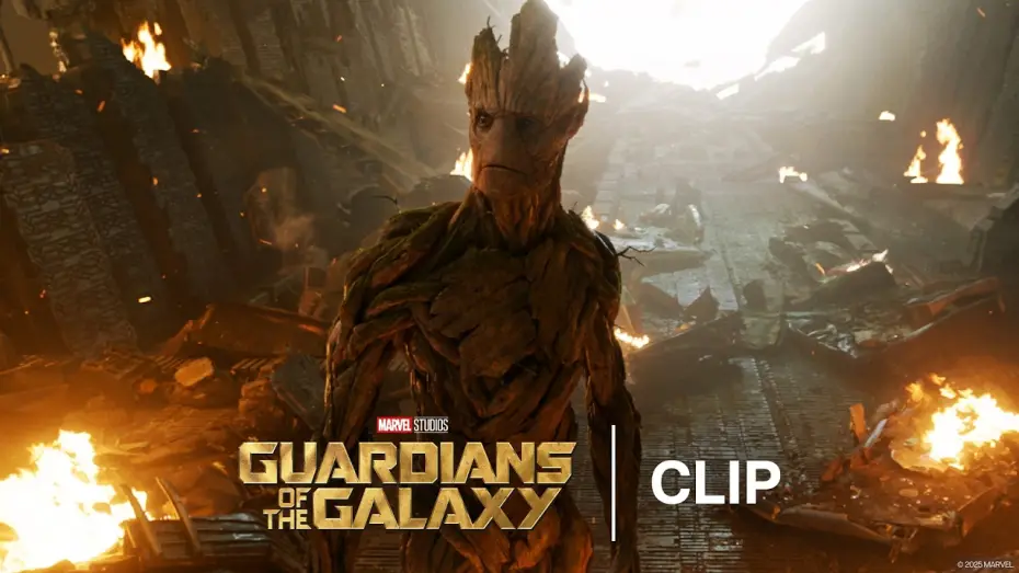 Wideo do filmu Strażnicy Galaktyki — Groot's Sacrifice - Official Clip