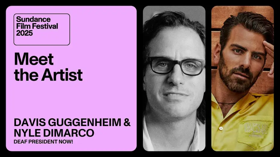 Wideo do filmu Czas na głuchego rektora! — Meet the Artist 2025: Nyle DiMarco and Davis Guggenheim