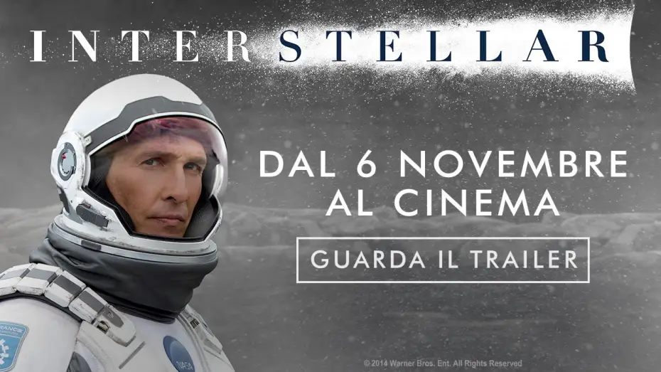 Wideo do filmu Interstellar — Interstellar - Nuovo Trailer Ufficiale Italiano | HD