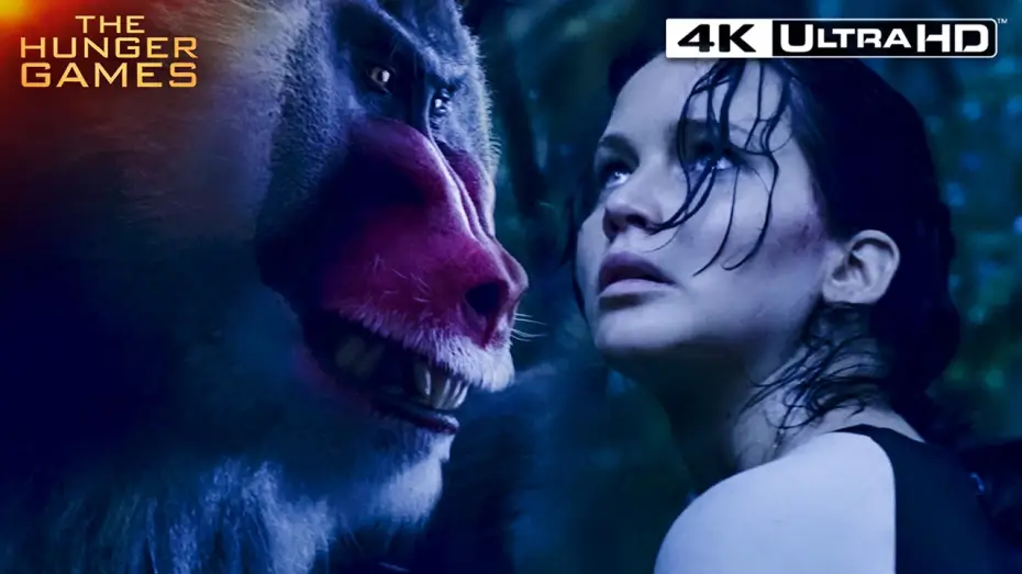 Wideo do filmu Igrzyska śmierci: W pierścieniu ognia — Monkey Mutts Attack in the Jungle (Full Scene)
