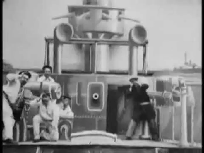 Wideo do filmu Illusions fantasmagoriques — 1897 Georges Méliès Combat Naval En Grêce Naval in Greece Short movie court metrage Silent Muet