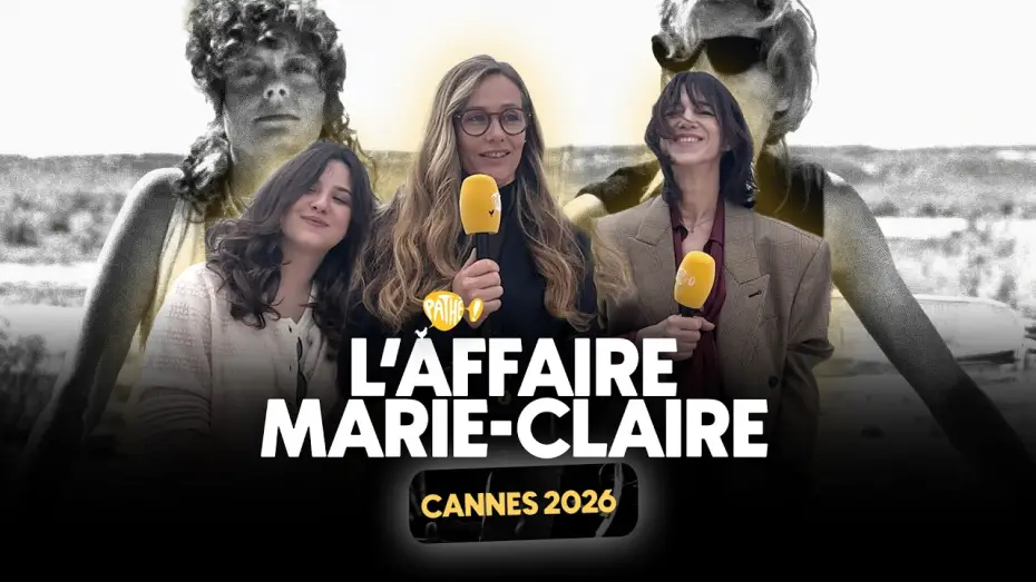 Wideo do filmu L’Affaire Marie-Claire — CANNES 2026 - Interview x L'AFFAIRE MARIE-CLAIRE (Charlotte Gainsbourg, Cécile de France...)