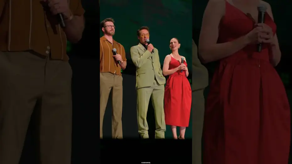 Wideo do filmu Avengers: Doomsday — Robert Downey Jr., Chris Evans, & Hayley Atwell assemble on the D23 stage