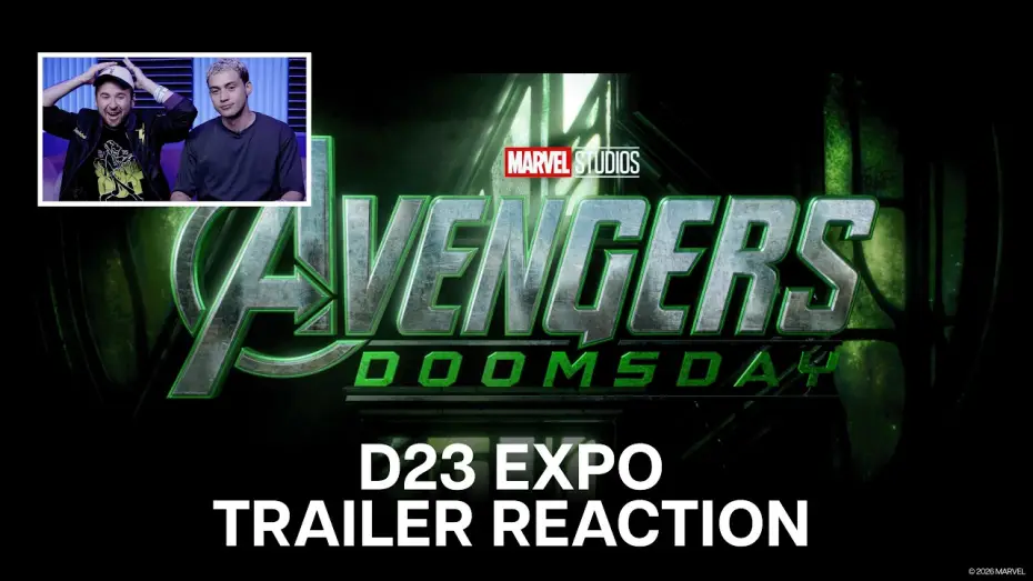 Wideo do filmu Avengers: Doomsday — Creators React: Marvel Studios' Avengers: Doomsday Special Look - D23: The Ultimate Disney Fan Event