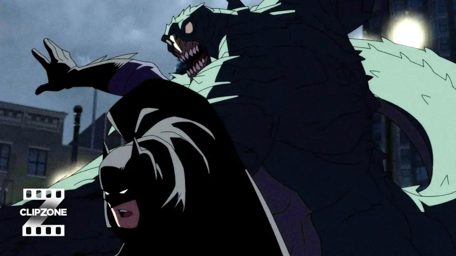 Wideo do filmu Batman i zagłada Gotham — Batman Fights Off Killer Croc
