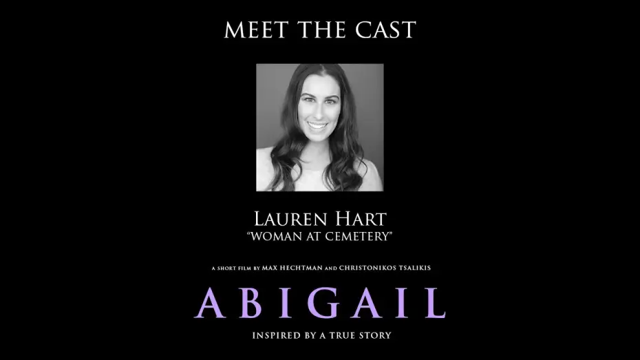 Wideo do filmu Abigail — "Abigail" Meet the Cast: Lauren Hart (Woman at Cemetery)