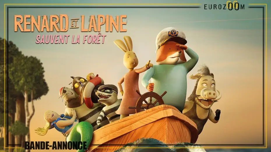 Wideo do filmu Felek i Tola ratują las — BANDE ANNONCE - RENARD ET LAPINE SAUVENT LA FORET - LE 23 JUILLET AU CINEMA