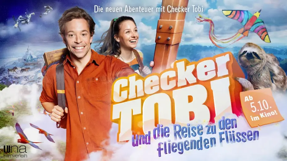 Wideo do filmu Ciekawski Tobi i skarb latających rzek — Checker Tobi und die Reise zu den fliegenden Flüssen - Trailer