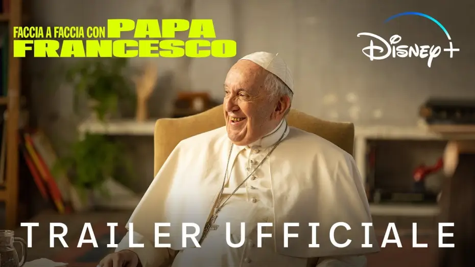 Wideo do filmu Papież Franciszek: pytania i odpowiedzi — Disney+ | Faccia a Faccia con Papa Francesco - Disponibile dal 5 Aprile