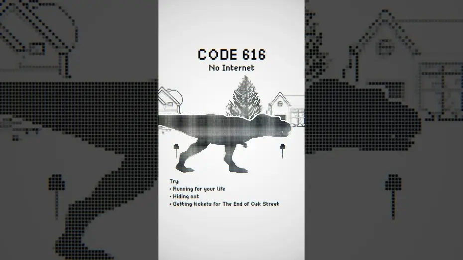 Wideo do filmu Koniec ulicy Dębowej — The neighborhood is glitching.
