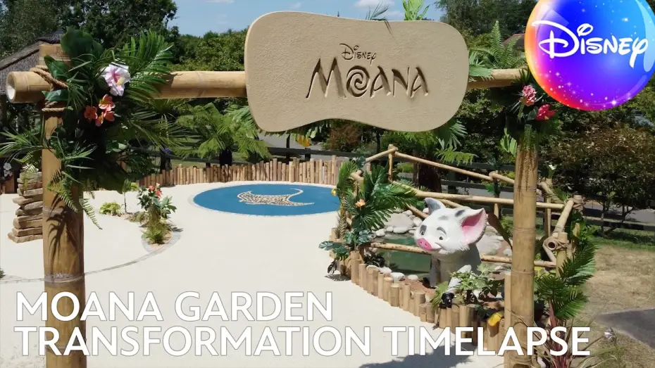 Wideo do filmu Moana — Moana Garden Transformation | Full Timelapse Build