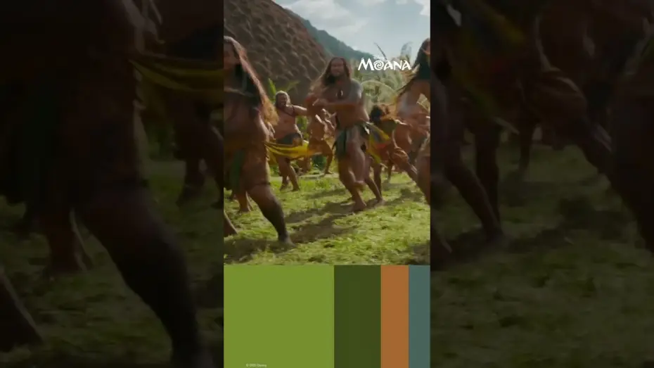 Wideo do filmu Moana — The colours of Moana