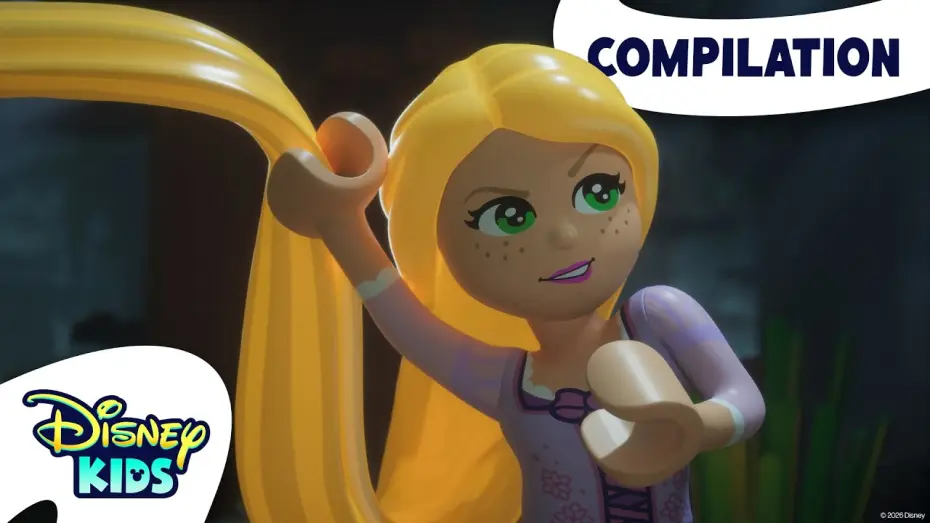 Wideo do filmu LEGO Disney Księżniczka: Zamek przygód — LEGO Princesses Face Gaston's Challenges 👑 | LEGO Disney Princess: The Castle Quest | @disneykids