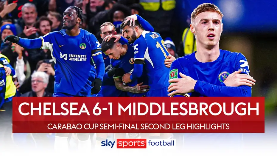 Wideo do filmu Chelsea FC - Season Review 2023/24 — Chelsea 6-1 Middlesbrough - Carabao Cup