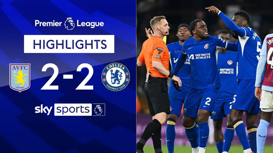 Wideo do filmu Chelsea FC - Season Review 2023/24 — Aston Villa 2-2 Chelsea - Premier League