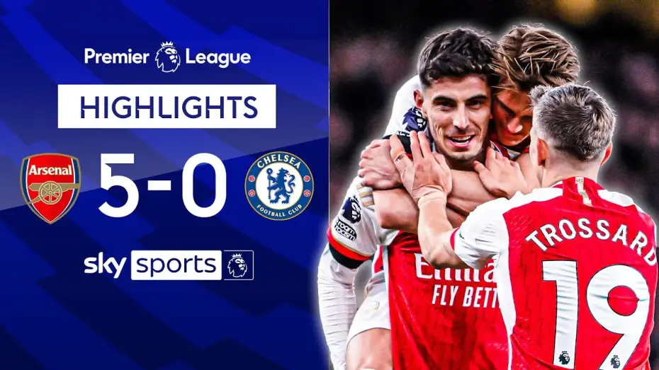 Wideo do filmu Chelsea FC - Season Review 2023/24 — Arsenal 5-0 Chelsea - Premier League