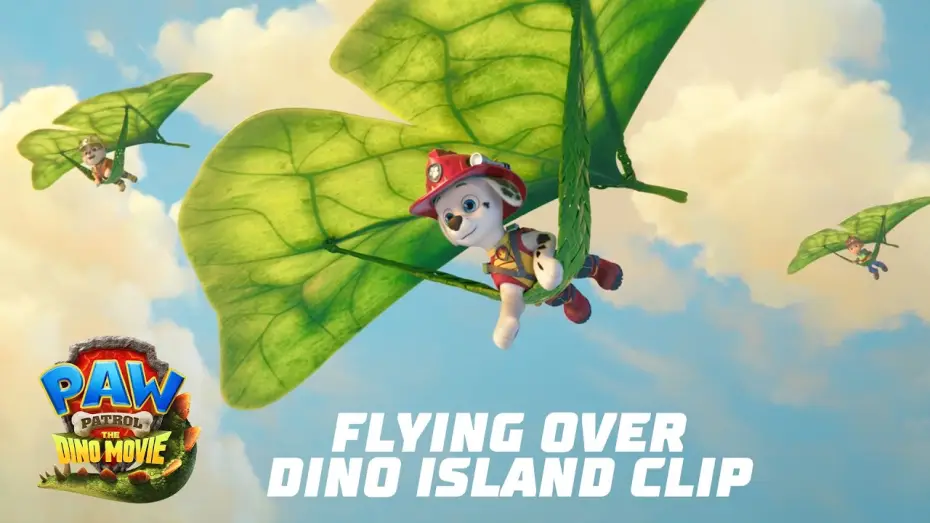 Wideo do filmu Psi Patrol i Dinozaury — Flying Over Dino Island Clip