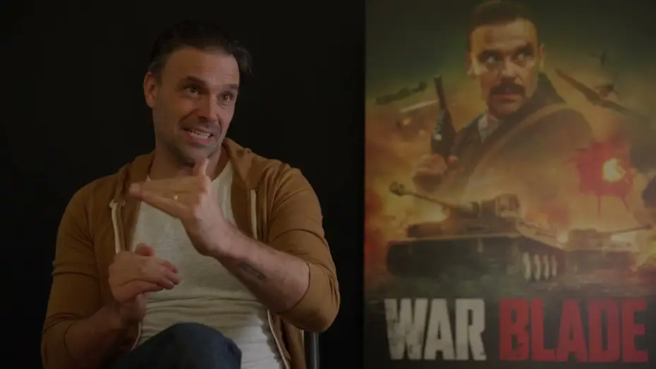 Wideo do filmu War Blade — Behind the scenes interviews - Joseph Millson 'Banks'