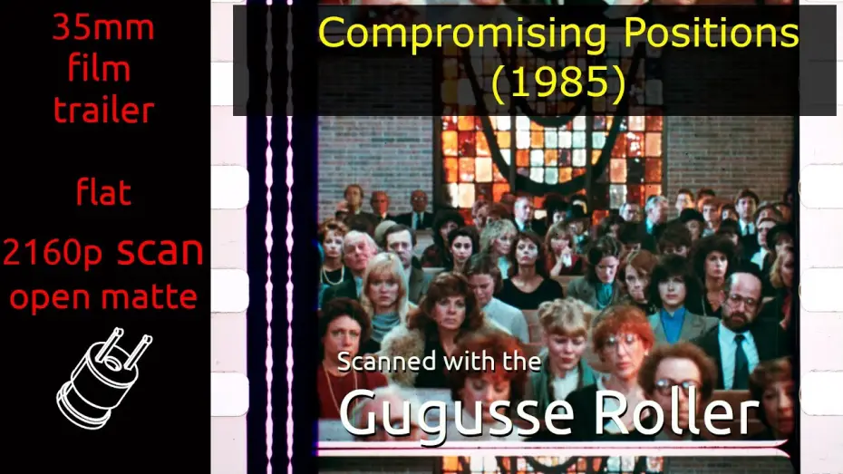 Wideo do filmu Compromising Positions — Compromising Positions (1985) 35mm film trailer, flat open matte, 2160p
