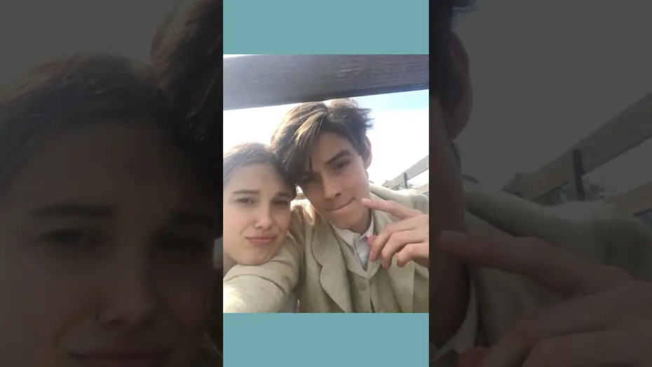 Wideo do filmu Enola Holmes 3 — Millie Bobby Brown and Louis Partridge recreate THE photo