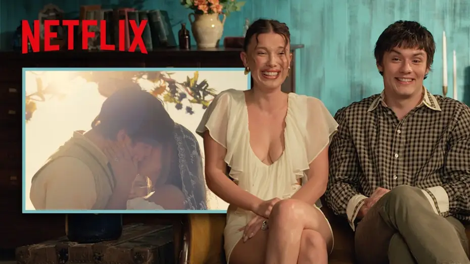 Wideo do filmu Enola Holmes 3 — Millie Bobby Brown and Louis Partridge Watch Enola Holmes 3 Together