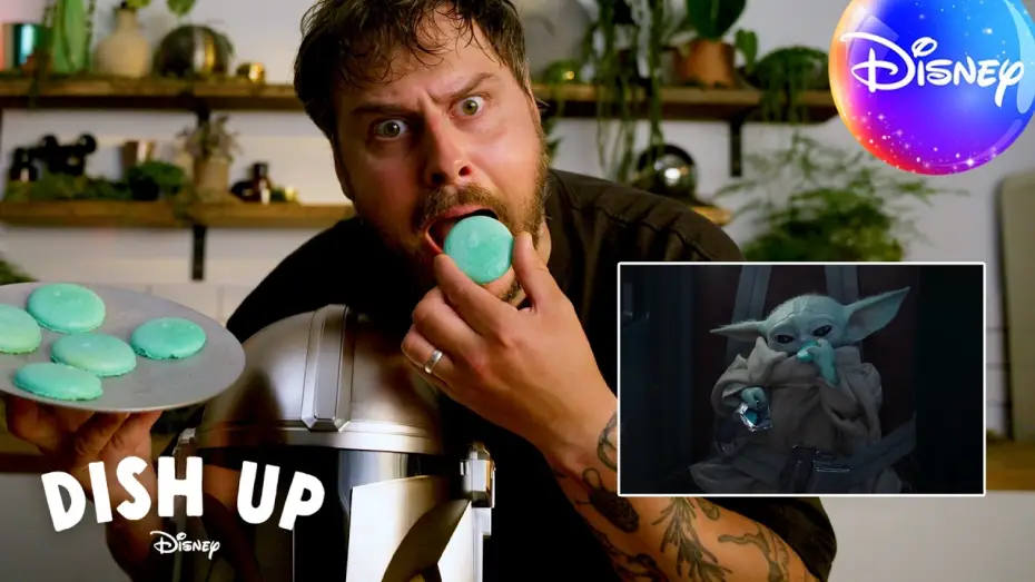 Wideo do filmu Gwiezdne wojny: Mandalorian i Grogu — Cooking Up Mandalorian and Grogu Inspired Cookies | Dish Up Disney