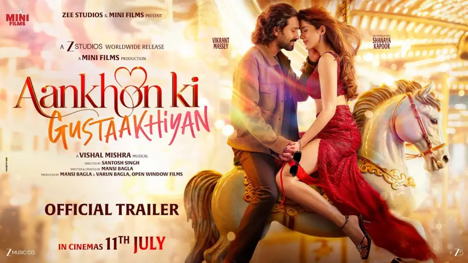Wideo do filmu आँखों की गुस्ताखियाँ — Aankhon Ki Gustaakhiyan Official Trailer | Vikrant M | Shanaya K | Vishal M | In Cinemas 11th July