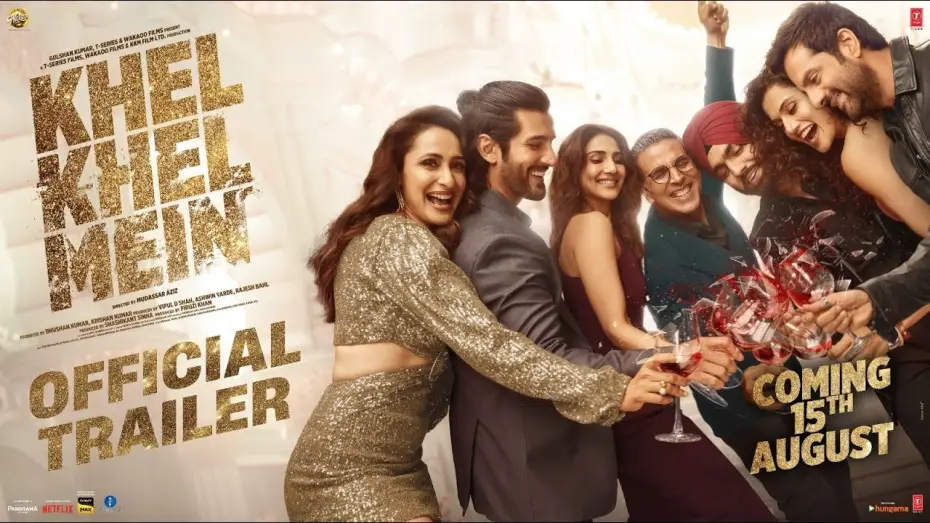 Wideo do filmu खेल खेल में — KHEL KHEL MEIN (Official Trailer): Akshay Kumar,Vaani,Ammy,Taapsee,Fardeen,Aditya,Pragya | Bhushan K