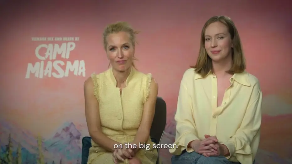 Wideo do filmu Teenage Sex and Death at Camp Miasma — Gillian Anderson & Hannah Einbinder