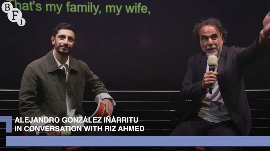 Wideo do filmu Digger — Digger director Alejandro González Iñárritu interviewed by Riz Ahmed | BFI IMAX in Conversation