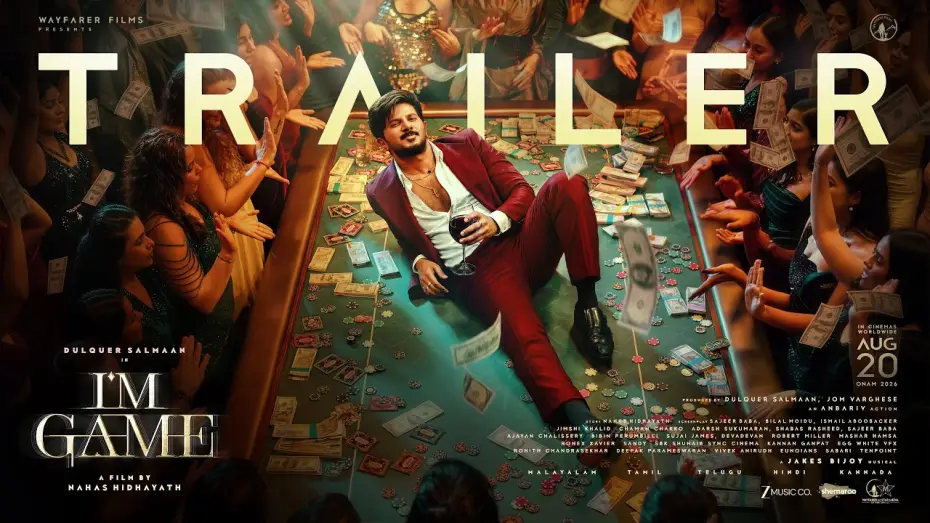 Wideo do filmu ഐ ആം ഗെയിം — I'M GAME TRAILER (Malayalam) | Dulquer Salmaan  | Nahas Hidhayath | Wayfarer Films
