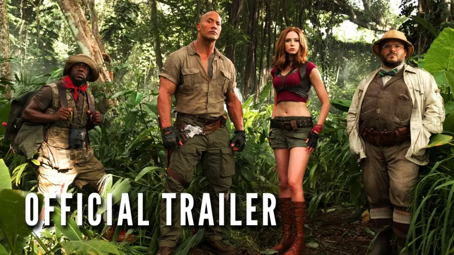 Wideo do filmu Jumanji 3 — JUMANJI: WELCOME TO THE JUNGLE - Official Trailer (HD)