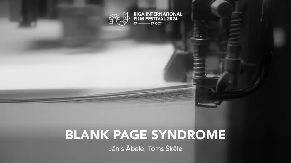 Wideo do filmu Baltās lapas bieds — BLANK PAGE SYNDROME Trailer | RIGA IFF 2024