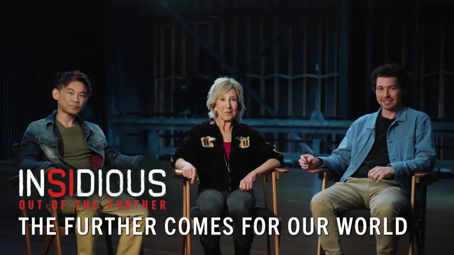 Wideo do filmu Naznaczony: Wyjście z mrocznego wymiaru — Lin Shaye, James Wan, & Jacob Chase Discuss the Further